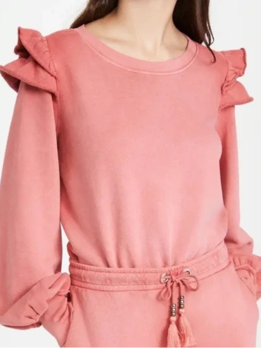 PAIGE from Neiman’s 100% Penelo tie dye sweatshirt with ruffles. - Picture 1 of 14